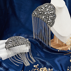 2 Stück Filz-Strass-Epauletten&nbsp;AJEW-FH0006-66B