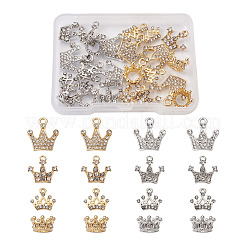 32 pièces 4 pendentifs en alliage de style strass&nbsp;PALLOY-TA0002-30