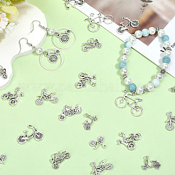 72 pz 9 stili pendenti in lega di stile tibetano&nbsp;TIBEP-SC0003-26