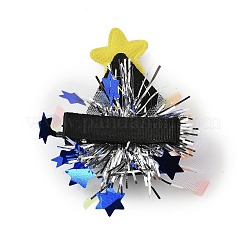 Tema natalizio glitter feltro tessuto coccodrillo fermaglio per capelli&nbsp;PHAR-U002-01F