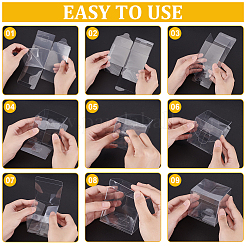 Transparente Kunststoff-PVC-Box Geschenkverpackung&nbsp;CON-WH0106-05