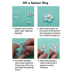 DIY Spinning Fidget Ring Silikonformen&nbsp;DIY-P059-09