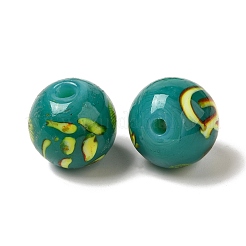 Perles vernissées manuelles&nbsp;LAMP-C016-04E-15
