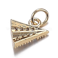 Breloques en laiton micro zircone cubique transparente&nbsp;ZIRC-F120-048G