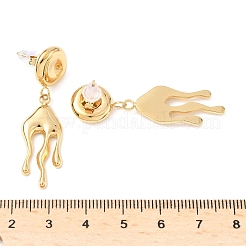 Pendientes colgantes de acero inoxidable 304&nbsp;LS-EJEW-S264-02G