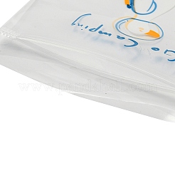 Sacchetti regalo rettangolari in plastica con chiusura a zip&nbsp;OPP-Q008-01B-03
