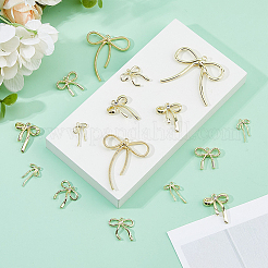 42 Stück 7 Stile Bowknot Legierung Anhänger&nbsp;FIND-DC0007-72B