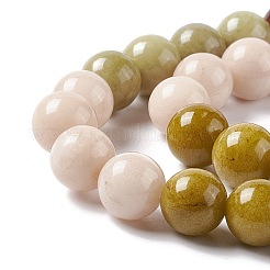 Hilos de abalorios de jade blanco natural&nbsp;G-I334-07C