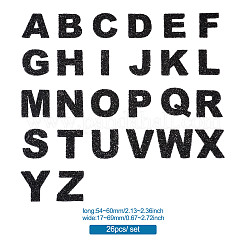 Alphabet Strass Patches&nbsp;FW-TAC0001-01E