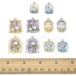 10 pz 5 stili 2 colori pendenti in lega smaltata&nbsp;FIND-FS0004-47