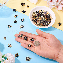 Encantos de esmalte de aleación 100pcs 10 estilos&nbsp;ENAM-TA0003-01