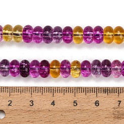 Hilos de cuentas de vidrio de imitación de piedras preciosas teñidas&nbsp;GL-Z001-03A-08