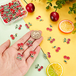 60pcs 2 styles de pendentifs en émail en alliage&nbsp;ENAM-HY0001-28