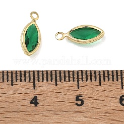 Anhänger aus Messing und Glas&nbsp;GL-CBAC428-03G-01