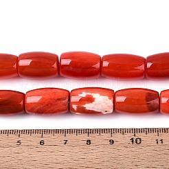 Gefärbt natürliche Achat Perlen Stränge&nbsp;G-T144-34