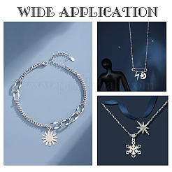 16 pz 4 pendenti in acciaio inossidabile stile 201&nbsp;STAS-DC0001-69