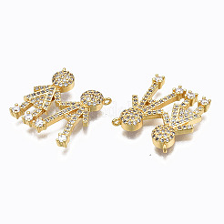 Pendentifs en laiton zircon cubique transparent&nbsp;LS-ZIRC-N039-160-NF