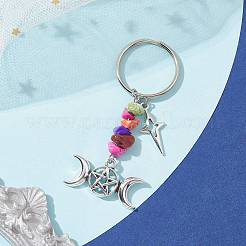 Tibetan style alloy keychain&nbsp;KEYC-JKC00708-01
