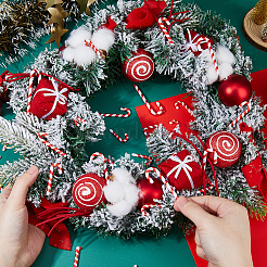 120 décoration suspendue en plastique sur le thème de Noël&nbsp;KY-DC0001-56