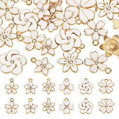 Colgantes de esmalte de aleación 48pcs 6 estilos&nbsp;ENAM-TA0003-40