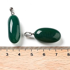 Pendentifs teints en agate naturelle&nbsp;G-Q016-03B