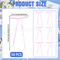 50 Stück Polyester-Schleife für Partydekoration&nbsp;DIY-GF0011-78A