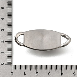 Verbindungsstück-Anhänger aus 304 Edelstahl mit Kristall-Strassen&nbsp;STAS-M119-06D-AS
