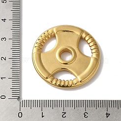 Pendentifs de grande taille en acier inoxydable 304 avec placage sous vide PVD&nbsp;STAS-B069-51G
