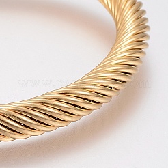 304 Edelstahl-Manschettenarmreifen Drehmoment-Armreifen&nbsp;BJEW-H570-28G
