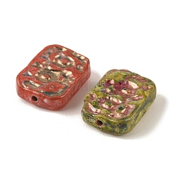 Perles de verre de peinture de cuisson&nbsp;DGLA-G004-02C