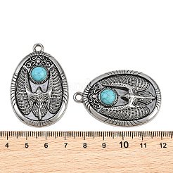 Pendentifs en alliage de style tibétain&nbsp;AL-CBA2376-07AS