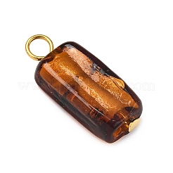Ciondoli murano con sabbia oro fatto a mano&nbsp;PALLOY-JF04370-02