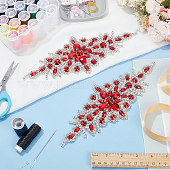 Strass-Blumenapplikationen&nbsp;DIY-WH0504-99C