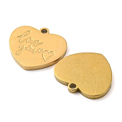 Pendenti in acciaio chirurgico inossidabile 316 per San Valentino&nbsp;STAS-G325-18B