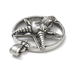 Ciondoli in acciaio inox 304&nbsp;STAS-M336-02G-AS