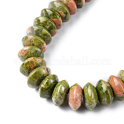 Natur Unakit Perlen Stränge&nbsp;G-F743-05L