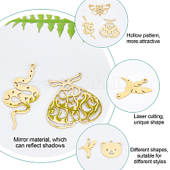 10 pendentif en acier inoxydable de style 201&nbsp;STAS-UN0026-79