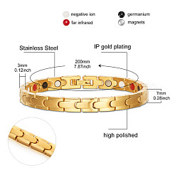 Bracelets de montre en acier inoxydable&nbsp;JB647B