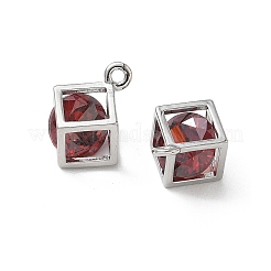 Ottone micro spianare pendenti zirconi&nbsp;KK-A299-23P-05