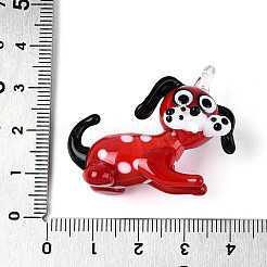 Colgantes artesanales de lampwork&nbsp;LAMP-T025-08B