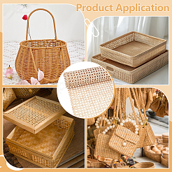 Osier en rotin naturel&nbsp;AJEW-WH0410-271C