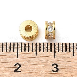 Gestell mit Messing-Pavé-Kubikzirkonia-Perlen&nbsp;KK-K346-32G-01