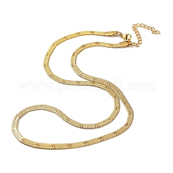 Halsketten aus Fischgräten-Kette aus Edelstahl 304&nbsp;NJEW-P282-06G