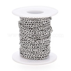 Anlaufgeschützte Figarokette aus Edelstahl 304&nbsp;CHS-M003-12P-D
