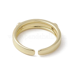 Anelli regolabili in ottone&nbsp;RJEW-K257-88C-G