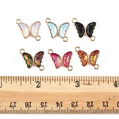 24 pz 6 colori lega vetro connettore ciondoli&nbsp;FIND-FS0003-51