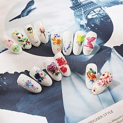 Nagelsticker mit Blumen&nbsp;MRMJ-T027-05-M