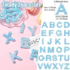 26 pièces 26 styles pendentifs en résine époxy transparente&nbsp;CRES-YW0002-28J