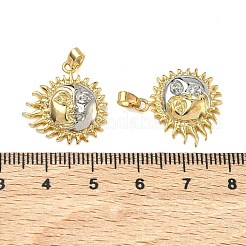 Messing Anhänger & Charms&nbsp;KK-A294-02A-GP