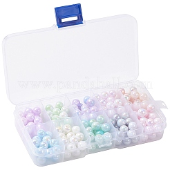 250 Stück 10 Farben schillernde Acrylperlen&nbsp;MACR-CJ0001-66-1